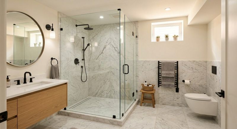 Basement Bathroom Remodeling in Sumner County, TN