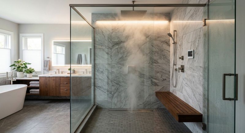 Granite Shower Installation in Sumner County, TN